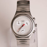 1995 Swatch Irony Chronograph Watch | Swatch YCS1005 Time Cut Watch