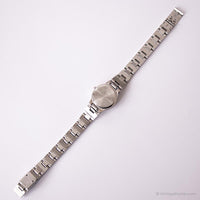 Vintage Q&Q by Citizen Watch for Her | Blue Dial Silver-tone Watch