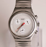 1995 swatch Ironía Chronograph reloj | swatch Corte de tiempo YCS1005 reloj