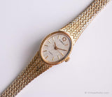 Jahrgang Timex Uhr für Damen | Elegantes Gold-Ton Uhr