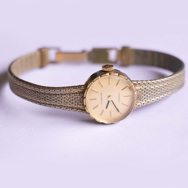 Ancien Dugena Mécanique classique montre | Dames allemandes vintage montre
