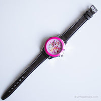 Vintage Silver-tone Disney Watch for Her | Pink Princess Wristwatch