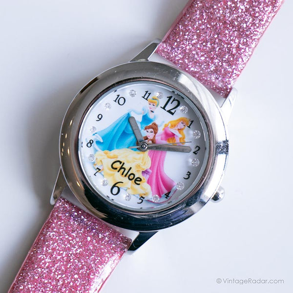 Ancien Disney À collectionner montre | Princesse Wristwatch pour elle