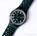 1991 Nero GB722 Swatch Uhr | Schweizer macher Tag Datum Swatch Uhr