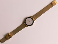 Tono d'oro minimalista Skagen Danimarca orologio per donne vintage