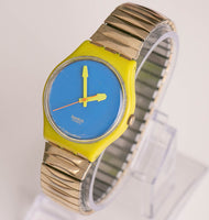 Chaise longue gj109 Swatch montre | 1992 Vintage Swatch Originaux gent