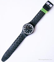 1991 Nero GB722 Swatch montre | Swiss Made Day Date Swatch montre