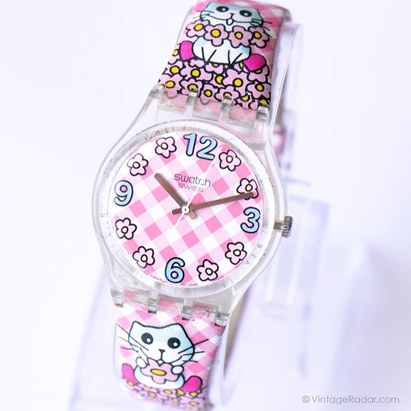 2006 Swatch GE193 EARLY BREAKFAST Watch | Pink Swatch Watch