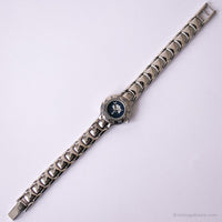 Raro dial azul vintage Caravelle por Bulova reloj | Señoras reloj