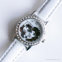 White Elsa y Anna reloj por Disney | Reloj de pulsera congelada