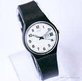 1999 Vintage Swatch GB743 Ancora una volta guarda | Data del giorno classico Swatch