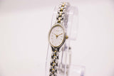 Deux tons des années 90 Seiko 1F21-5A00 RO montre Pour les femmes | Rare Seiko montre