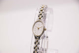 90s dos tono Seiko 1F21-5A00 RO reloj para mujeres | Extraño Seiko reloj