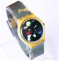 1999 Swatch GK331 Batsknight montre | Édition spéciale d'Halloween Swatch