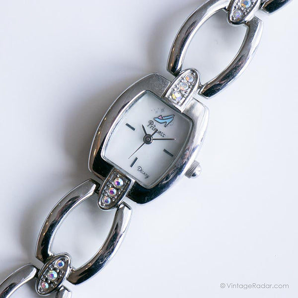 Cenicienta de acero inoxidable vintage reloj | Elegante Seiko Disney reloj