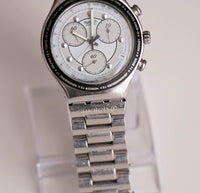 1995 swatch Ironie Chrono YCS400 Rough & robust Uhr Stahl