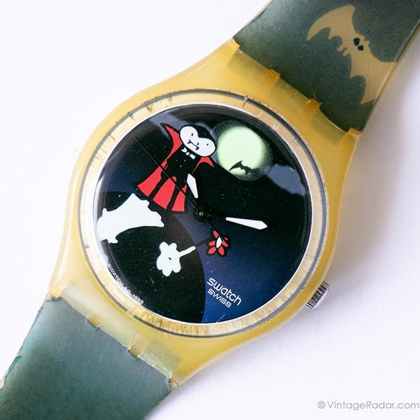 1999 Swatch GK331 Batsknight Uhr | Halloween Special Edition Swatch