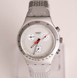 Swatch YCS1005 Time Cut Irony Chronograph Watch | 90s Swatch Irony Watch