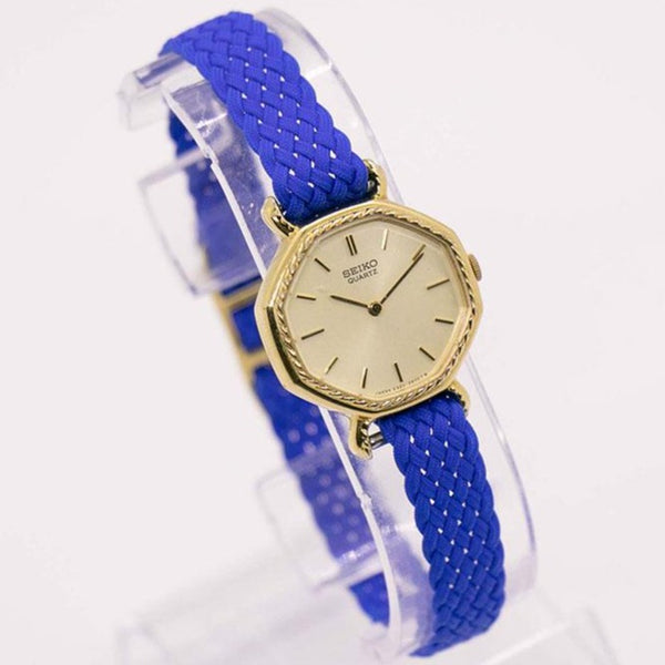 1981 Art Deco Gold Tone Seiko 2320-6180 r orologio per donne | anni 80 Seiko