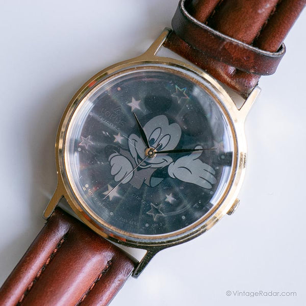 EXTRAÑO Lorus Mickey Mouse reloj | Cuarzo de Japón Vintage Disney reloj
