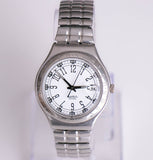 1994 Vintage swatch Ironía YGS406C Slate reloj | Extraño swatch Relojes