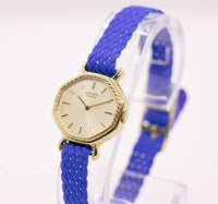 1981 Art Deco Gold Tone Seiko 2320-6180 R Watch for Women | 80s Seiko