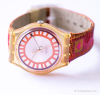 2000 Swatch GP115 Love Layers Watch | Sole arancione Swatch Gent Vintage