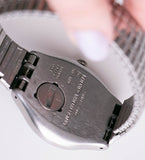 1994 Vintage swatch Ironía YGS406C Slate reloj | Extraño swatch Relojes
