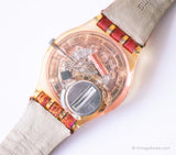 2000 Swatch GP115 Love Layers Watch | Sole arancione Swatch Gent Vintage