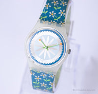 2000 Swatch GW131 Trou de Serrure reloj | Floral raro Swatch Caballero