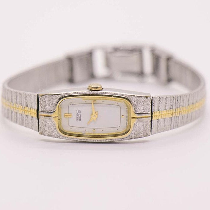 1982 Two Tone Seiko 2E20-6319 RO Watch for Women | Rare  display picture 2