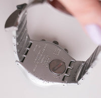 swatch Ironie YCS1006Al gerade Kante Uhr | schweizerisch swatch Chronograph