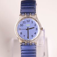 1997 Swatch GK238 Virtual Purple reloj | 90 Swatch Colección de caballos