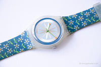 2000 Swatch GW131 TROU DE SERRURE Watch | RARE Floral Swatch Gent