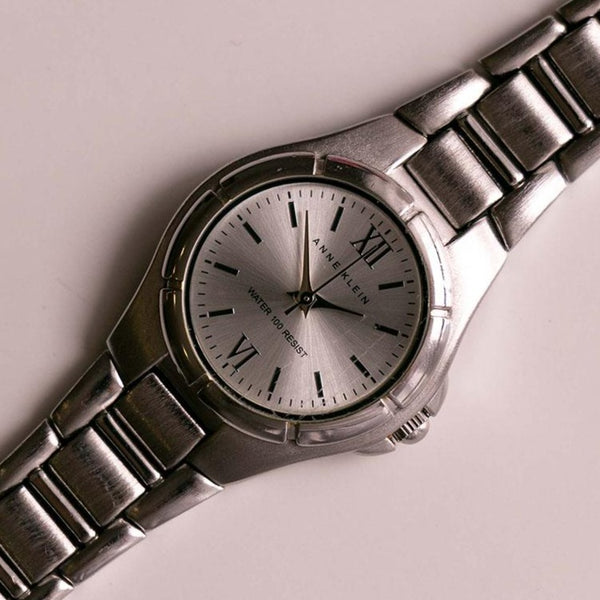 Silver-tone Anne Klein Watch for Women | Vintage Designer Ladies Watch