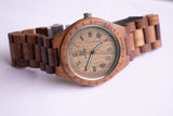 Uwood Holz Uhr für Männer | Minimalistischer hölzerner analoge Quarz Uhr