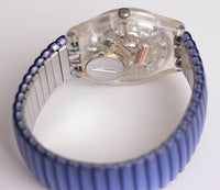 1997 Swatch GK238 Virtual Purple reloj | 90 Swatch Colección de caballos