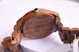 Madera de Uwood reloj para hombres | Cuarzo analógico de madera minimalista reloj