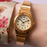 Vintage Lorus V821-0120 R1 Watch | Gold-tone Japan Quartz Watch