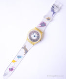 1993 vintage Swatch GK178 Ciel montre | Argenté Swatch Gant montre