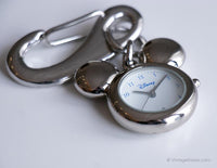 Jahrgang Disney Anhänger Uhr | Silberne Tasche Uhr
