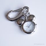 Jahrgang Disney Anhänger Uhr | Silberne Tasche Uhr