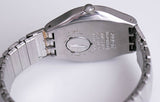 2006 swatch Ironie YGS737 Caractéristique de l'acier montre | Cadran noir suisse montre