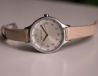 Tono de plata minimalista Anne Klein reloj para ella | Diseñador vintage reloj