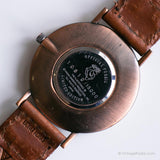 Seltene Feuersteinsteine Uhr von Fossil | Vintage -Sammler -Armbanduhr