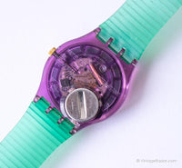 1994 Swatch GV108 Quasimodo Uhr | Lila Mandala Swatch Mann Uhr