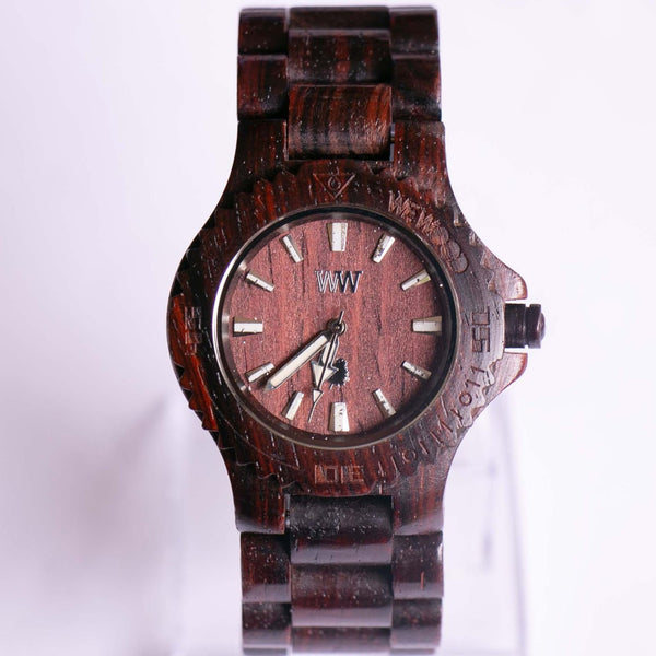 Wewood Red Wood Quarz Uhr | 40 mm Herren -Holzgelistscheine