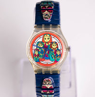 Antiguo Swatch Matrioska l gk204 reloj | Matrioska ruso Swatch reloj