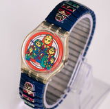 Ancien Swatch Matrioska L GK204 montre | Matrioska russe Swatch montre