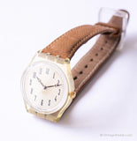 1994 Swatch GK196 HASELNUSS Watch | Retro Brown 90s Swatch Gent Watch